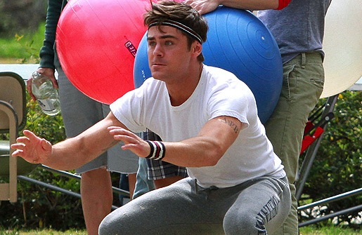 Zac Efron Squats 
